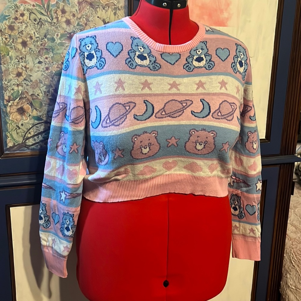 Dolls kill care bears crop sweater womens xxL